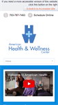 Mobile Screenshot of americanhealthandwellnesscenter.com